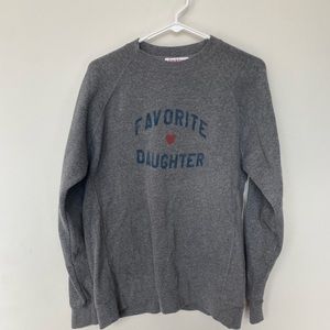 Favorite Daughter sweatshirt Size M.  Erin & Sara x Suburban Riot